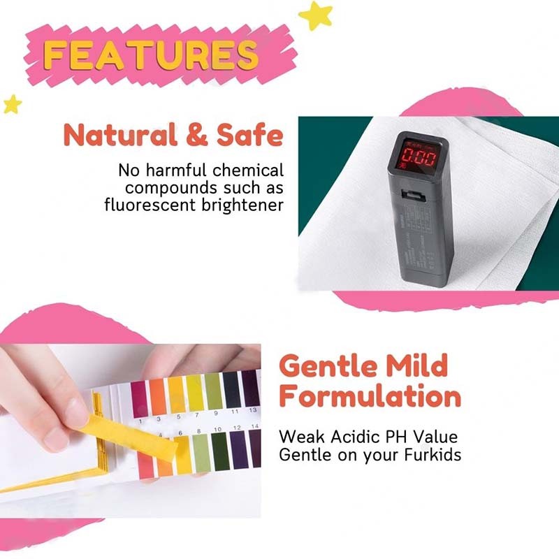 Pet Wet Wipes for Dogs and Cats