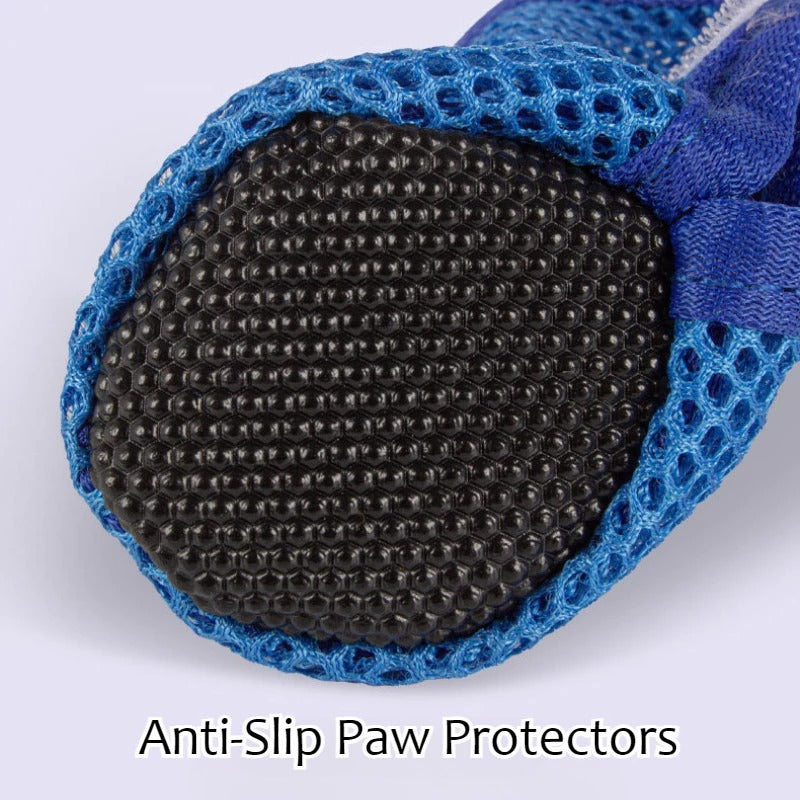 4-Piece Breathable Anti-Slip Dog Shoes